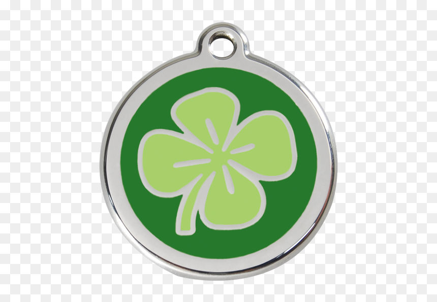 Dog Id Tags Shamrock, HD Png Download - dog tag chain png