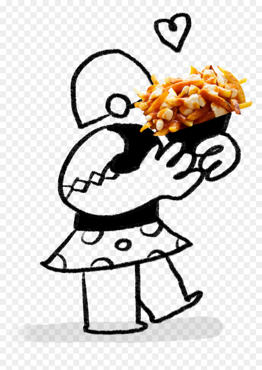 Cartoon, HD Png Download - poutine png