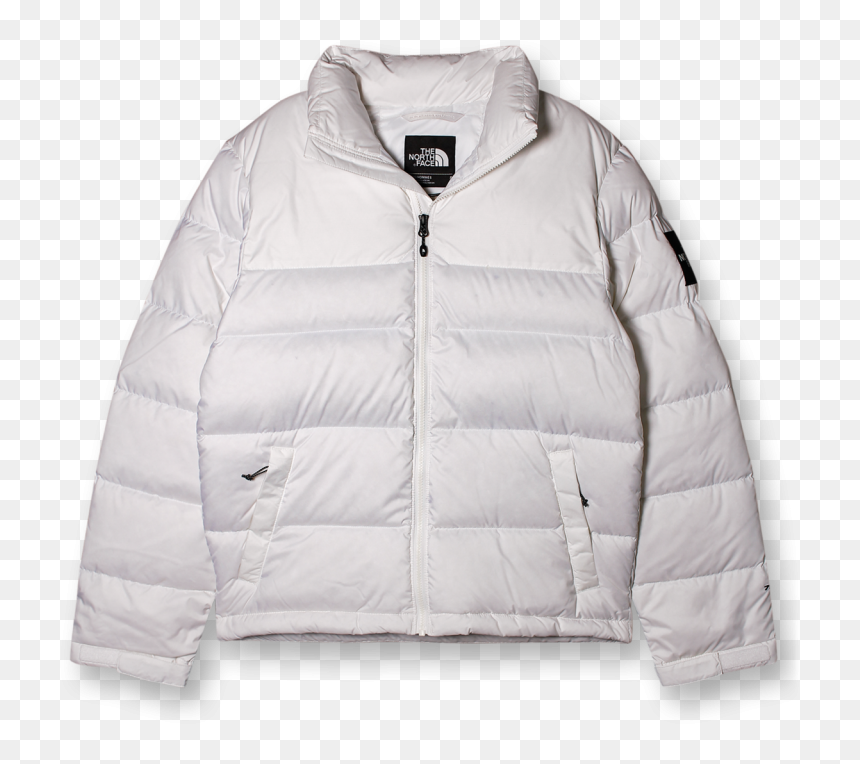 The North Face 1992 Nuptse Jacket Tnfblack/tnfwhite/tn - North Face Jakke Dame Hvid, HD Png Download - north face png