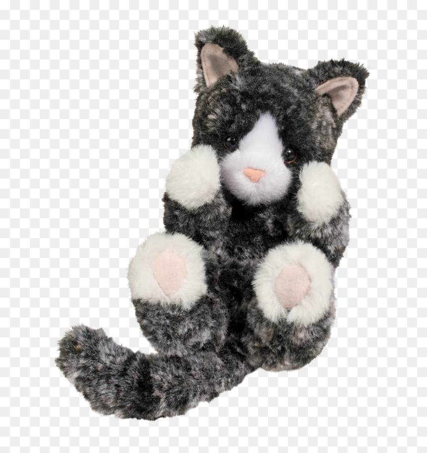 Kitten Stuffed Animal, HD Png Download - black kitten png