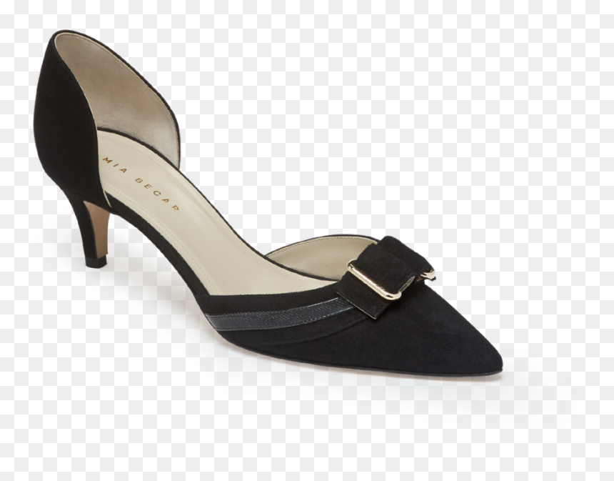 Black Suede - Basic Pump, HD Png Download - black kitten png