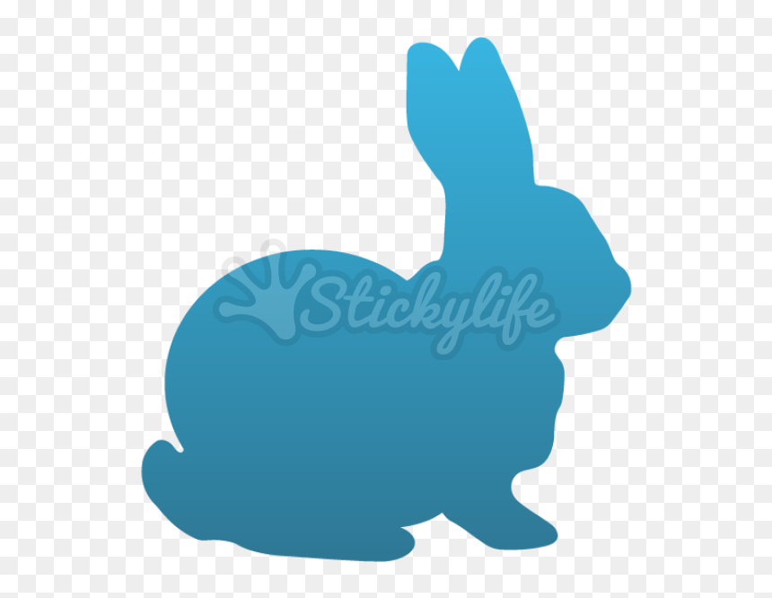 Bugs Bunny Domestic Rabbit Easter Bunny Clip Art - Baby Animals Printable Silhouettes, HD Png Download - bugs bunny face png