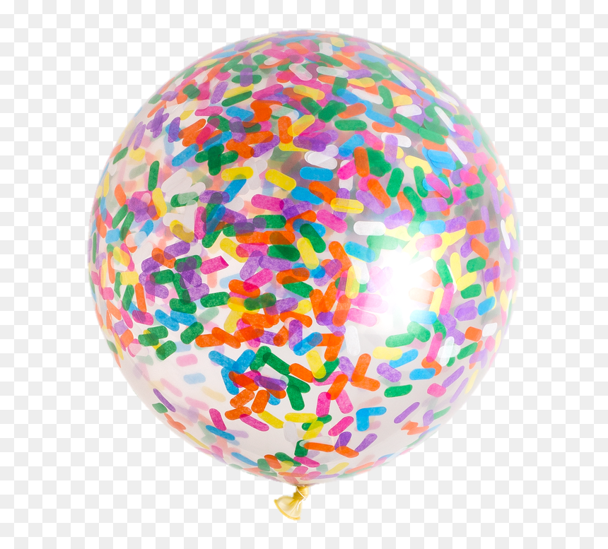 Balloons Sprinkle Png, Transparent Png - bouncy ball png