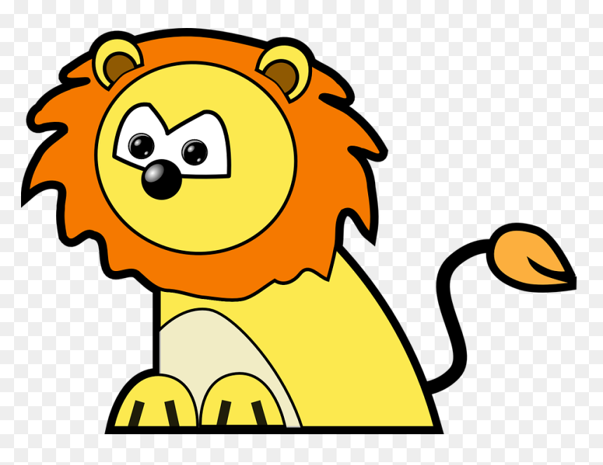 Lion Animated, HD Png Download - circus lion png