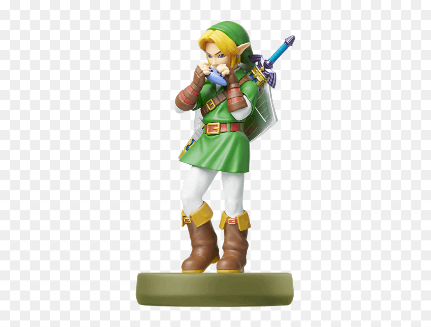 Ocarina Of Time Link Amiibo, HD Png Download - zelda ocarina of time png