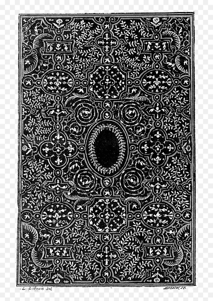 Sixteenth Century Binding, Called "a La Fanfare" - Motif, HD Png Download - book binding png