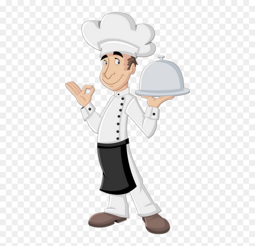 Transparent Cocinero Clipart - Cook Serving Png, Png Download - chef cartoon png