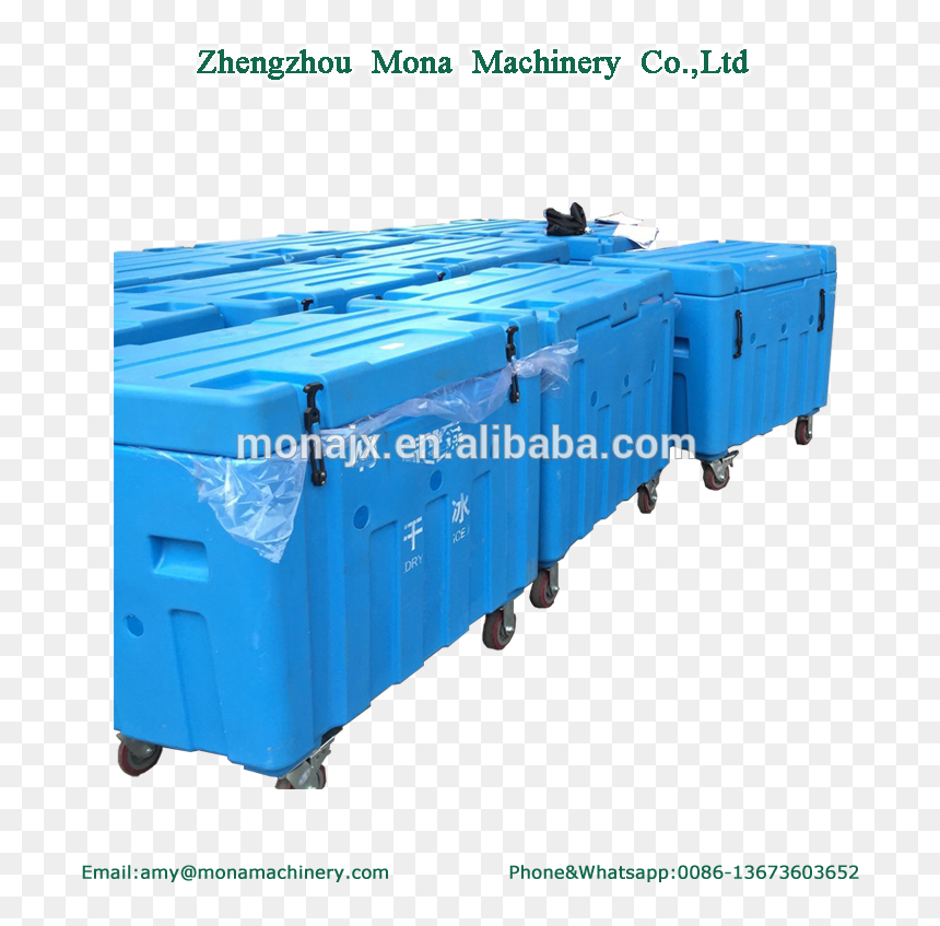 Rotomolded Plastic Dry Ice Storage Boxes Container - Machine, HD Png Download - dry ice png