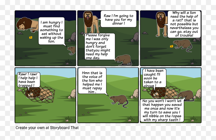Story Of Rat And Lion, HD Png Download - circus lion png