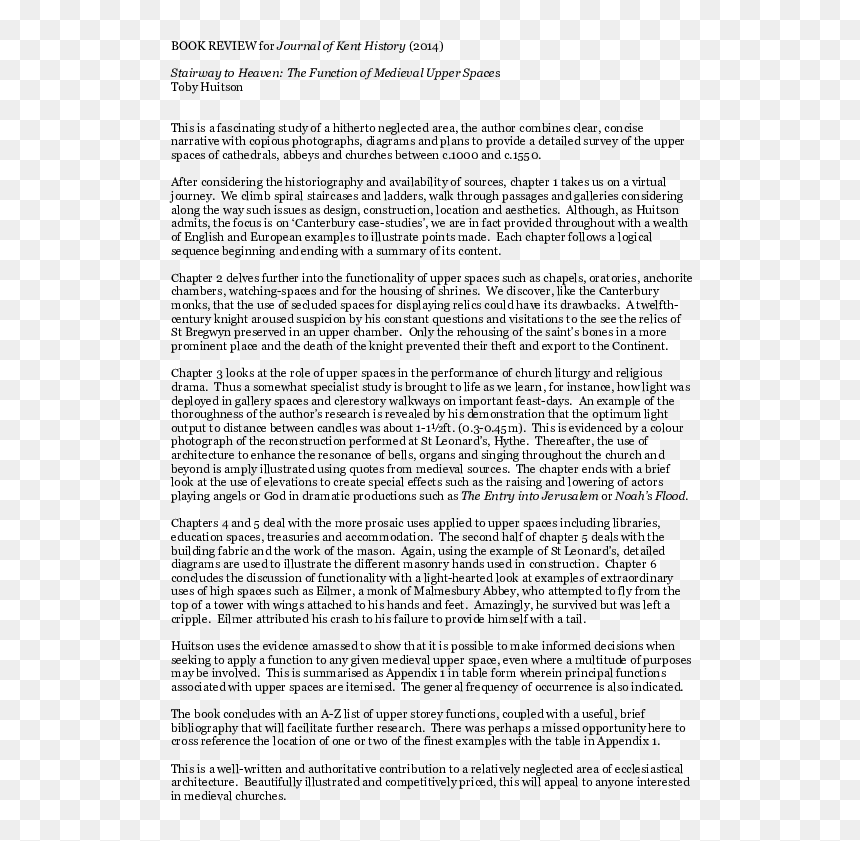 Folio Four From Burchard Of Sion's De Locis Ac Mirabilibus, HD Png Download - stairway to heaven png