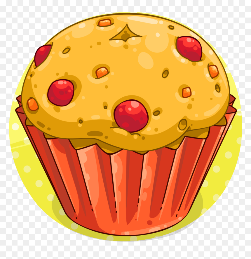 Cupcake, HD Png Download - fruit cake png