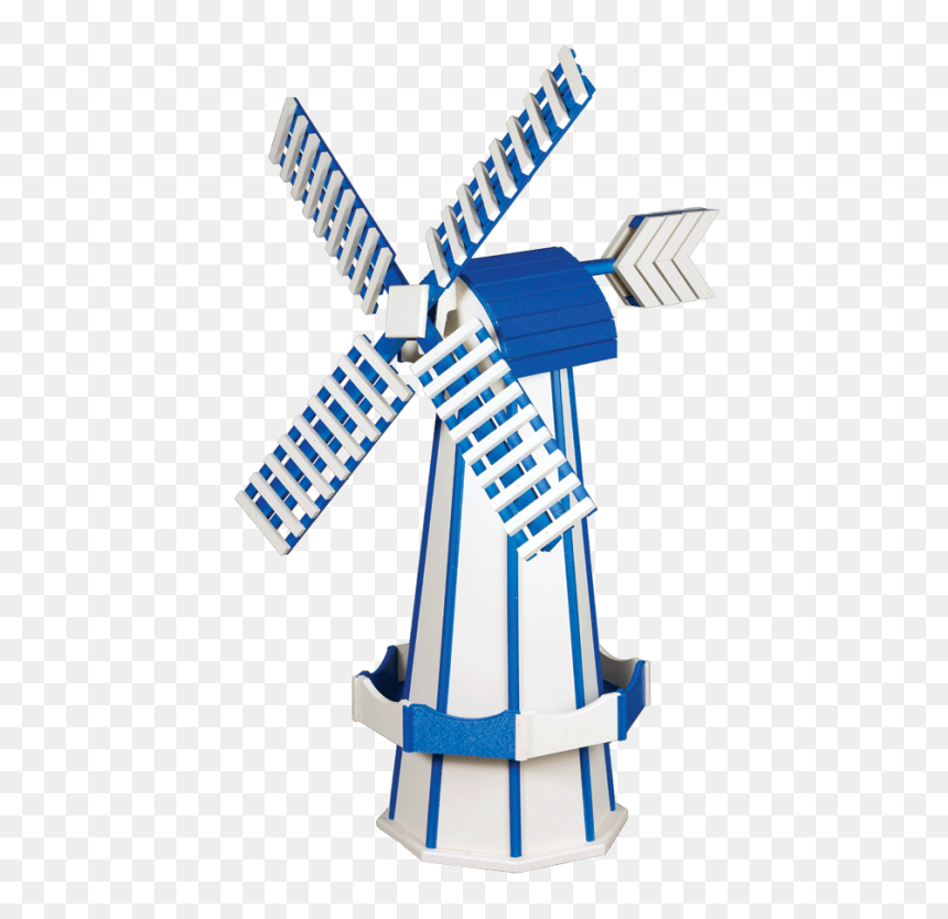 Decorative Garden Windmill Made From Maintenance Free - Lawn Ornament, HD Png Download - windmills png