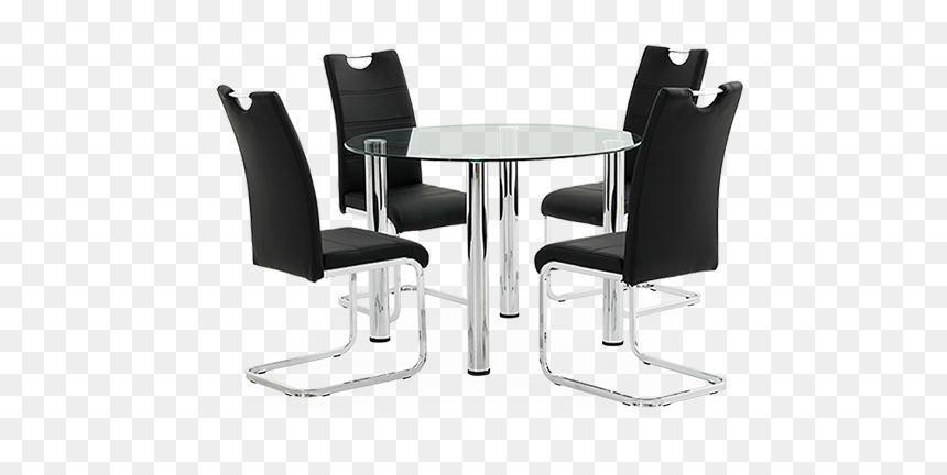 Economax Table De Cuisine, HD Png Download - glass table png