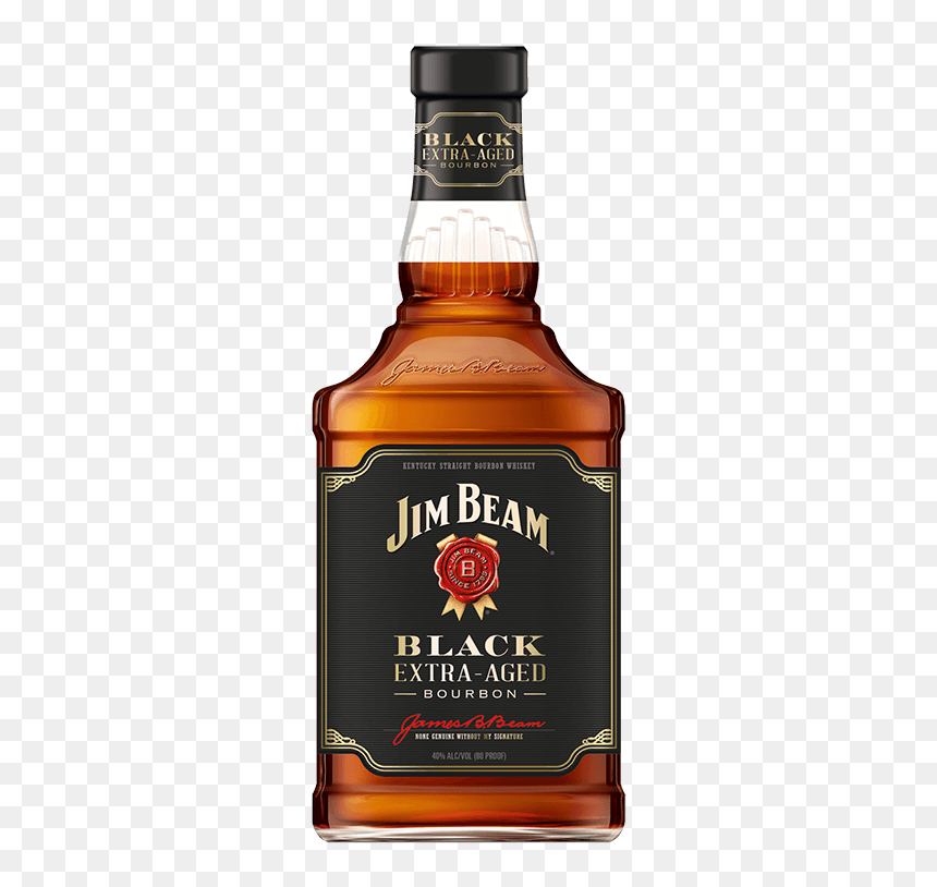 Jim Beam Black 1l, HD Png Download - jim beam png