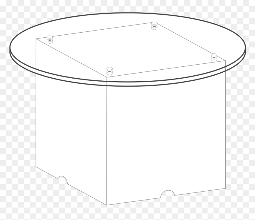 Coffee Table, HD Png Download - glass table png