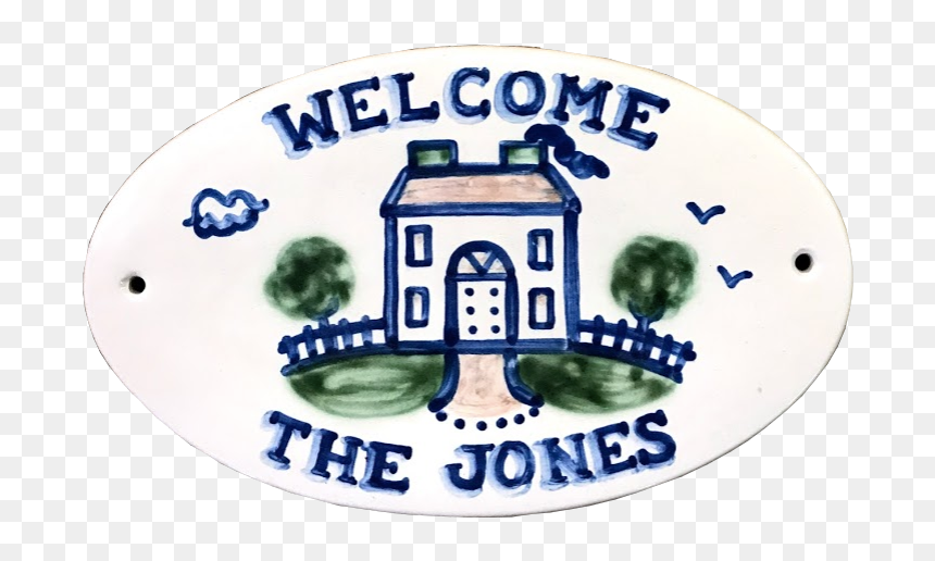 Empty Plate Png -personalized Oval House Plaque - Label, Transparent Png - blank plaque png