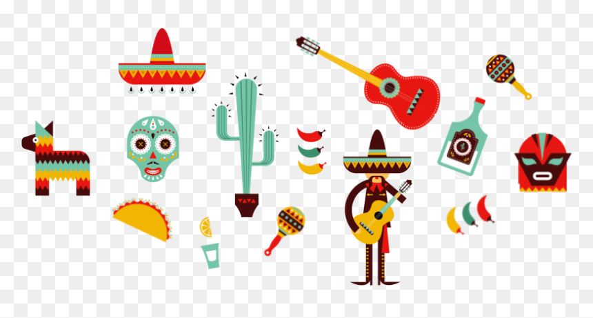 Slide-restaurant - Mexico Drawing, HD Png Download - catrina png