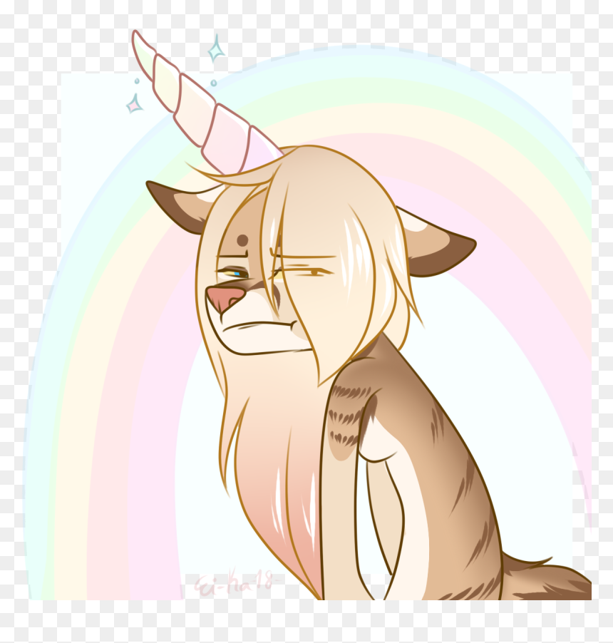 Russian Unicorn - Cartoon, HD Png Download - unicorn ears png