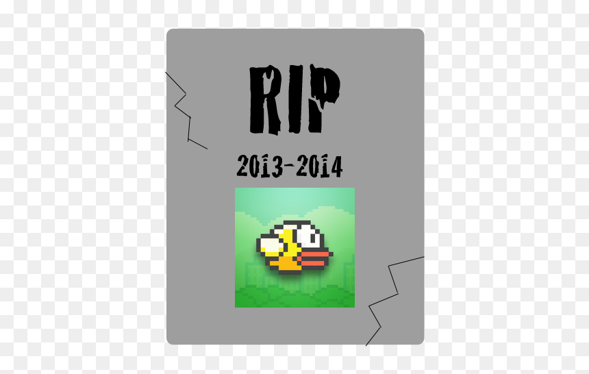 Flappy Bird Tombstone - Flappy Bird, HD Png Download - flappy bird pipes png