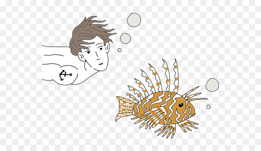 Fish Dream Dictionary - Cartoon, HD Png Download - one fish two fish png