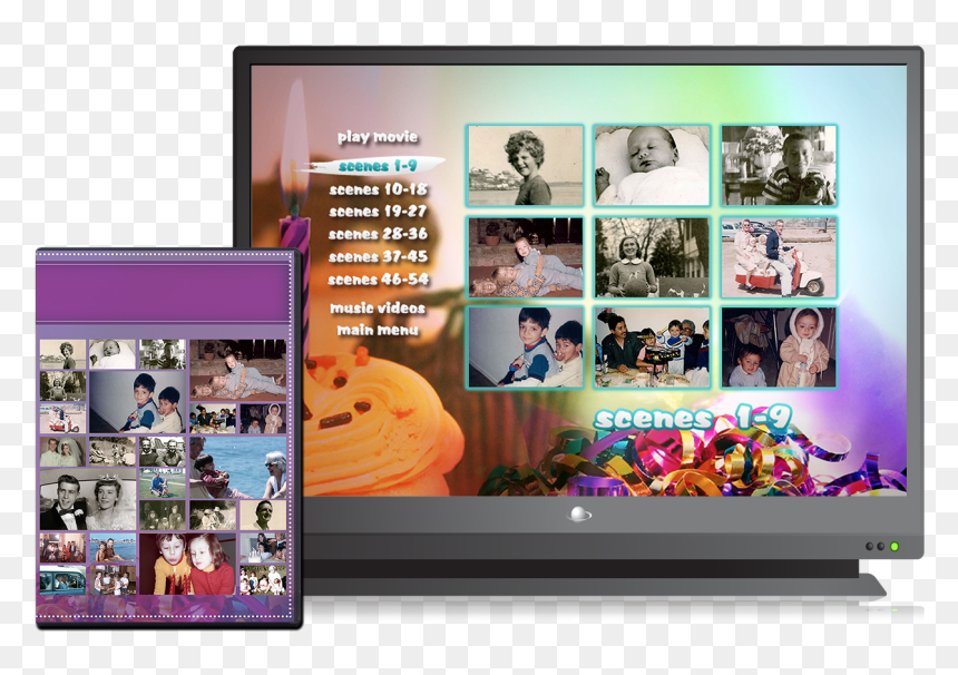 Transparent Video Tape Png - Collage, Png Download - video tape png