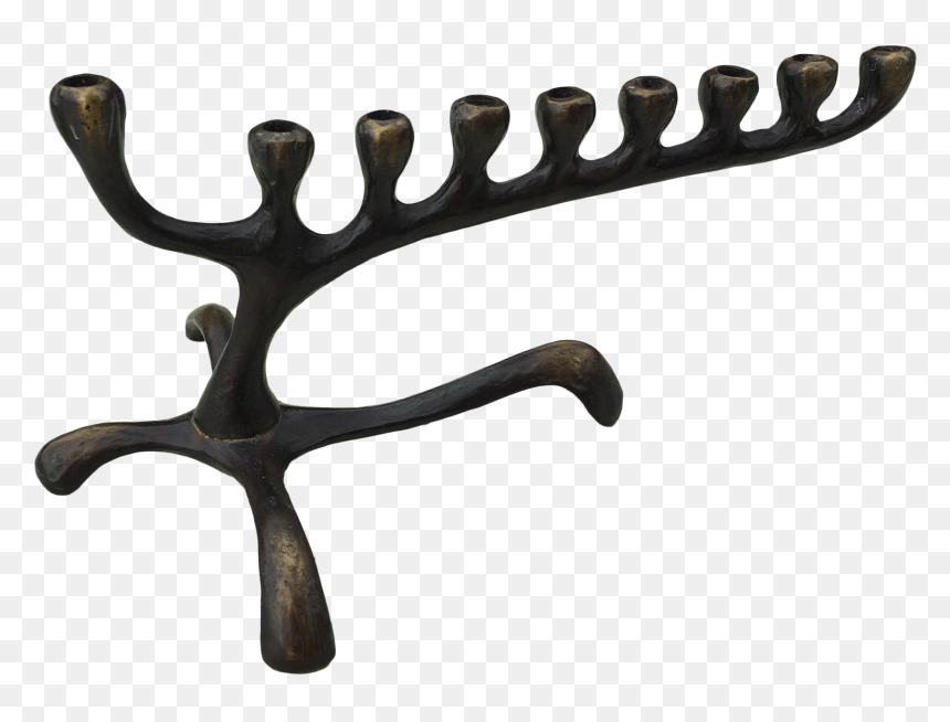 Hatstand, HD Png Download - hanukkah menorah png