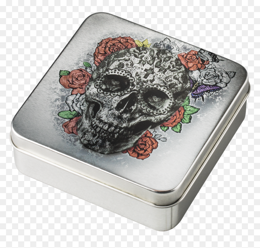 5 $ Dollar La Catrina Skull Totenkopf Ultra High Relief - La Calavera Catrina, HD Png Download - catrina png