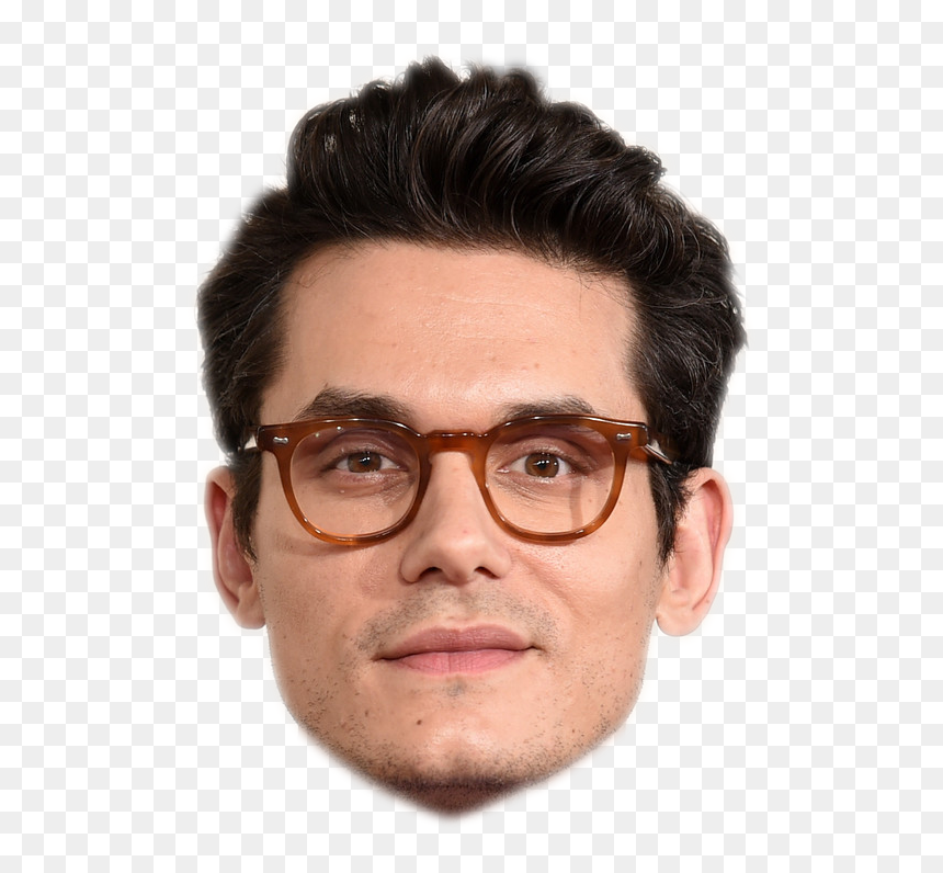 201511/john Mayer Eyeglasses - Transparent John Mayer Png, Png Download - taylor swift head png