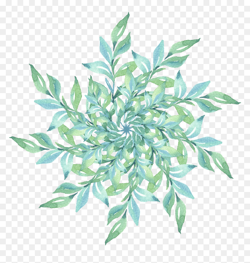 Simple Stylish Watercolor Flower Png And Psd - ตกแต่ง สี น้ำ Png, Transparent Png - simple flower png