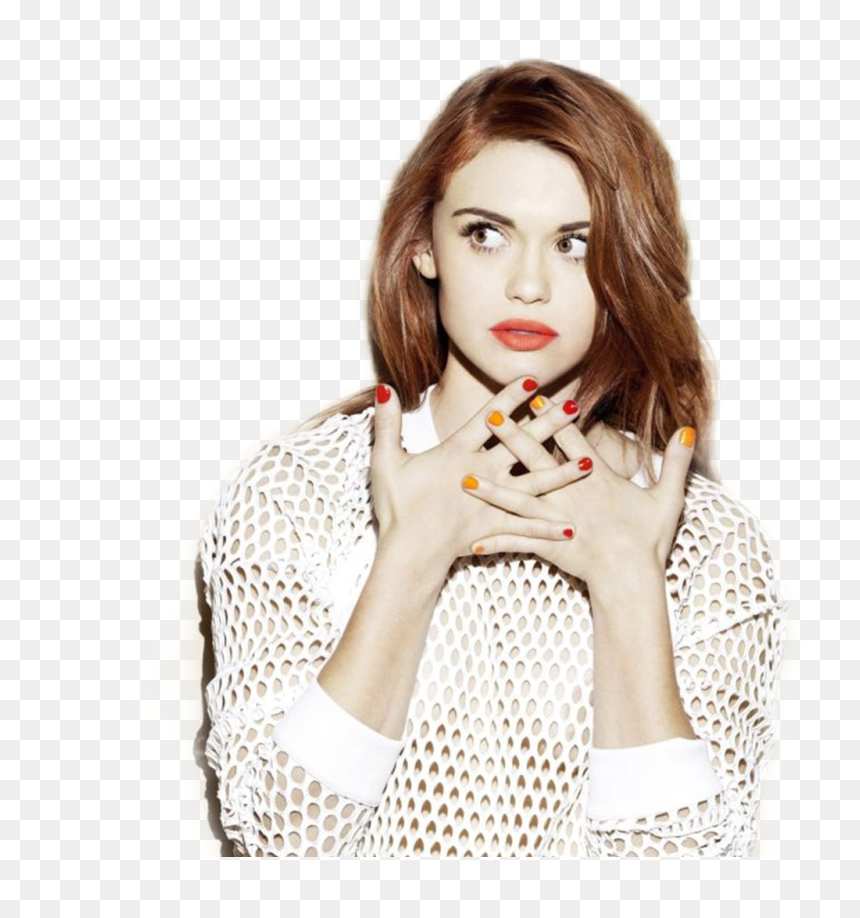 #hollandroden #teenwolf #freetoedit - Girl, HD Png Download - holland roden transparent png
