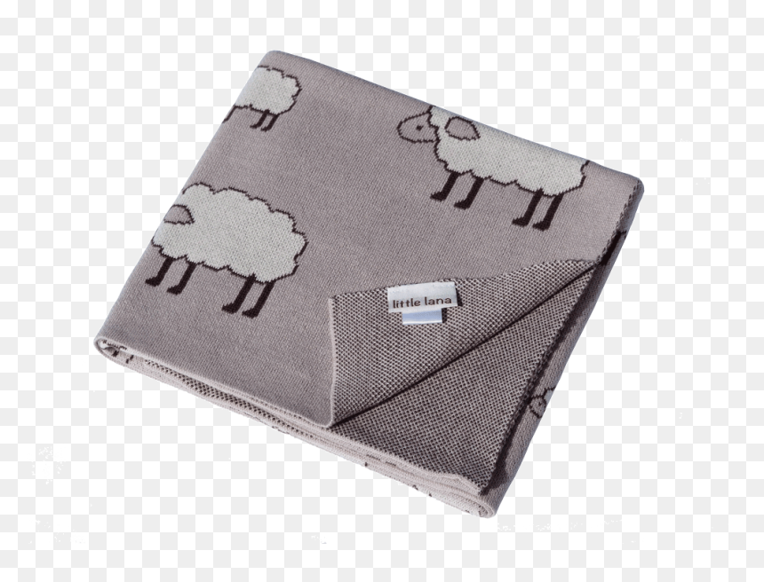 Knitted Cotton Blanket 80 X 100cm - Coin Purse, HD Png Download - white blanket png
