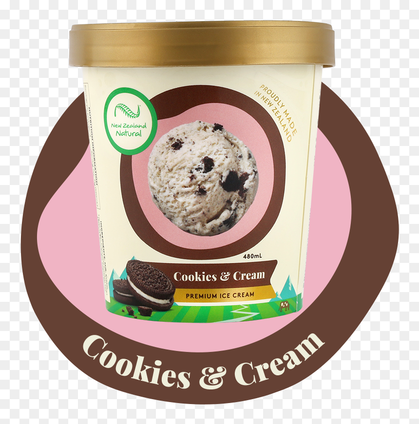 Cookies And Cream, HD Png Download - chocolate ice cream png