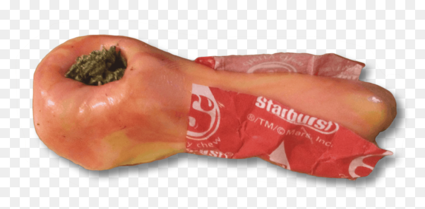 Homemade Hand Pipes Starburst Pipe - Bockwurst, HD Png Download - weed pipe png