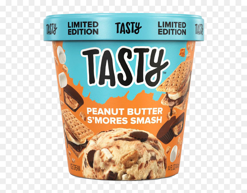 Transparent Smores Png - Tasty Peanut Butter S Mores Ice Cream, Png Download - chocolate ice cream png