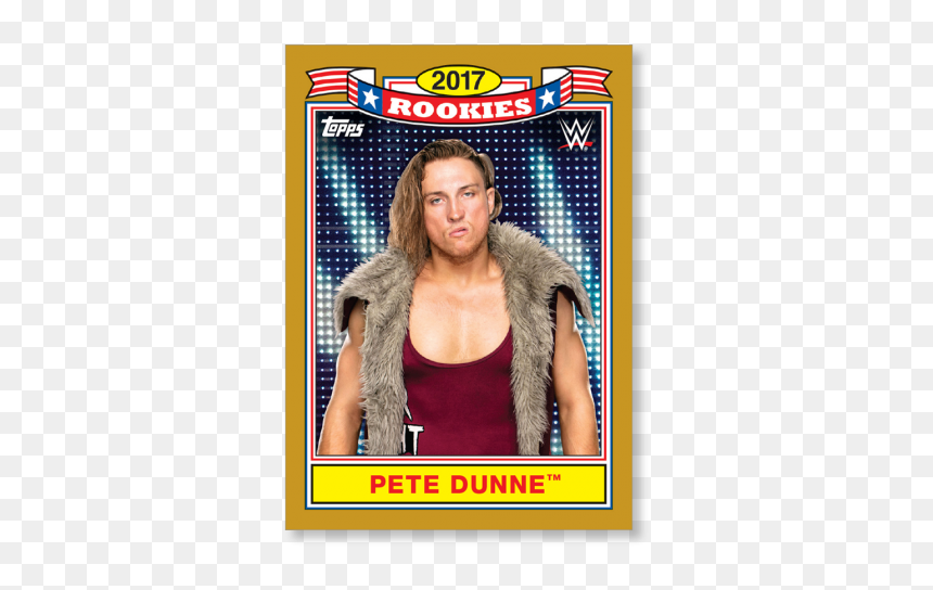 2018 Topps Wwe Heritage Pete Dunne Top Ten Rookies - 2018 Topps Wwe Heritage, HD Png Download - pete dunne png