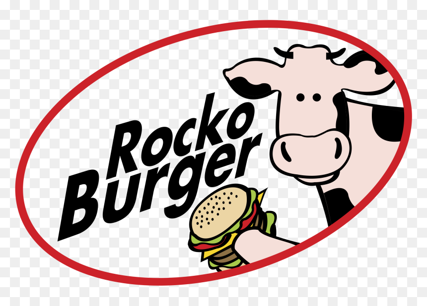 Rocko Burger Logo Png Transparent - Burger, Png Download - cartoon burger png