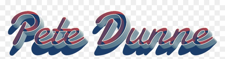 Pete Dunne 3d Letter Png Name - Graphic Design, Transparent Png - pete dunne png