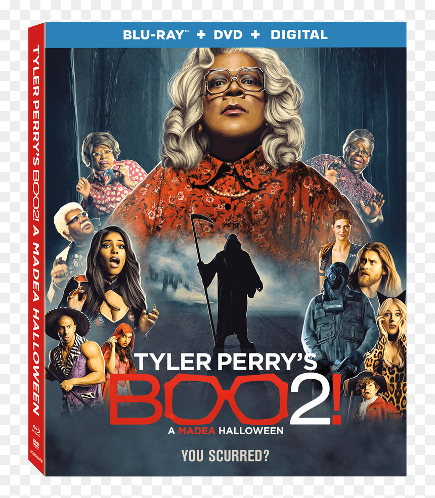 Boo 2 A Madea Halloween Blu Ray, HD Png Download - madea png