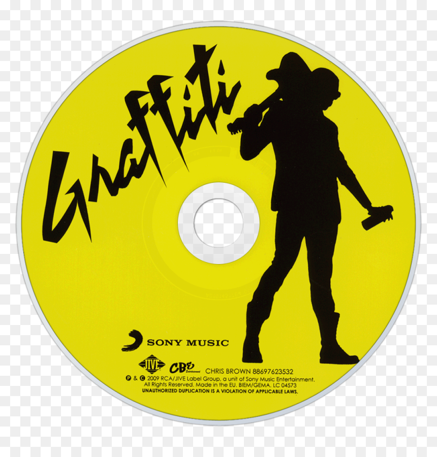Graffiti Chris Brown Cd, HD Png Download - music graffiti png