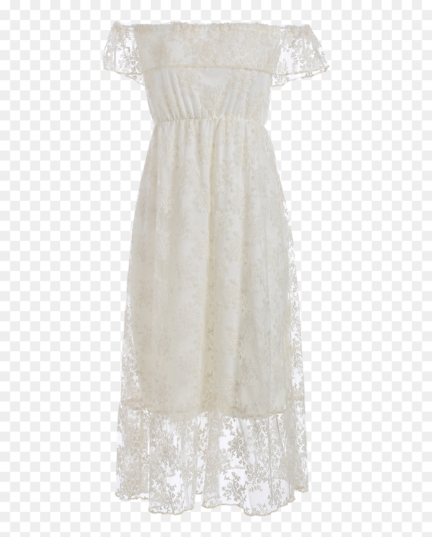 Cocktail Dress, HD Png Download - white lace transparent png