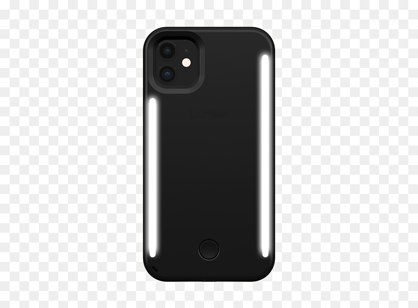 Lumee Duo Matte Black Iphone 11 Phone Case - Smartphone, HD Png Download - iphone 6 cracked screen png