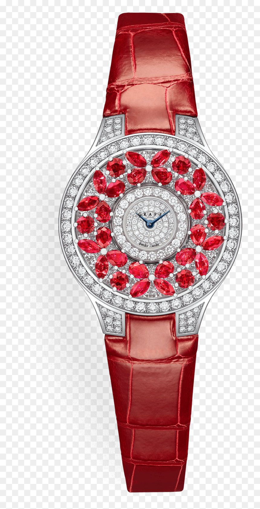 A Graff Ladies - Graff Butterfly With Rubies, HD Png Download - diamond watch png