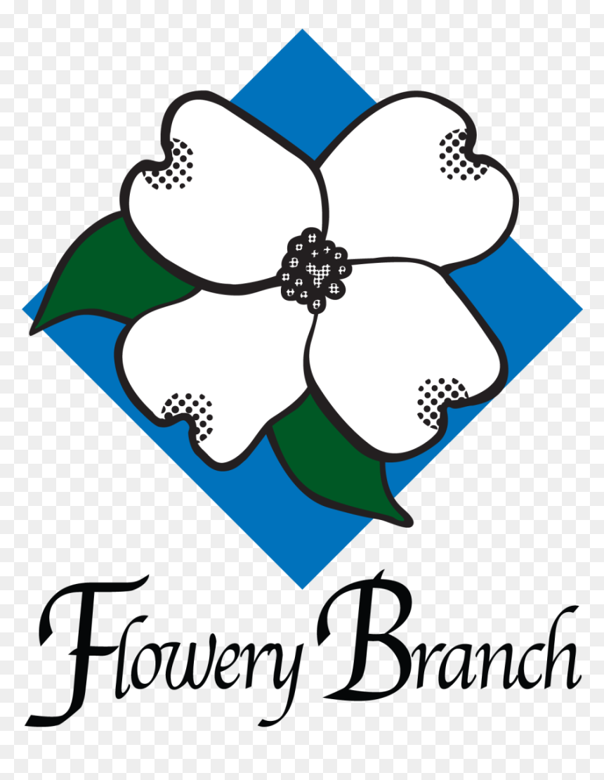 Flowery Branch - Flowery Branch Logo, HD Png Download - flower branch png