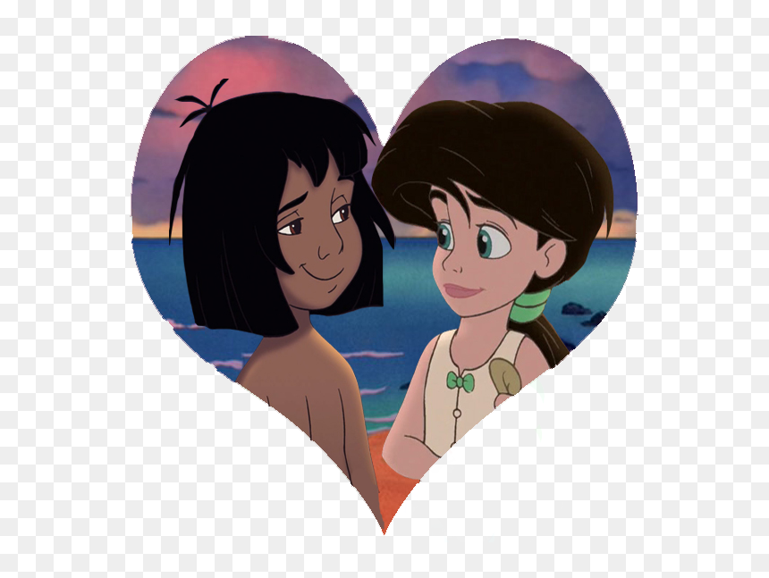 Disney Melody And Mowgli, HD Png Download - mowgli png