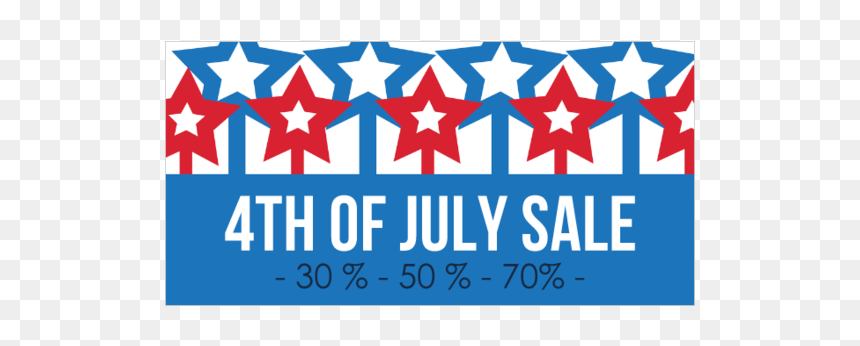 4th Of July Sale Banner, HD Png Download - 4th of july banner png