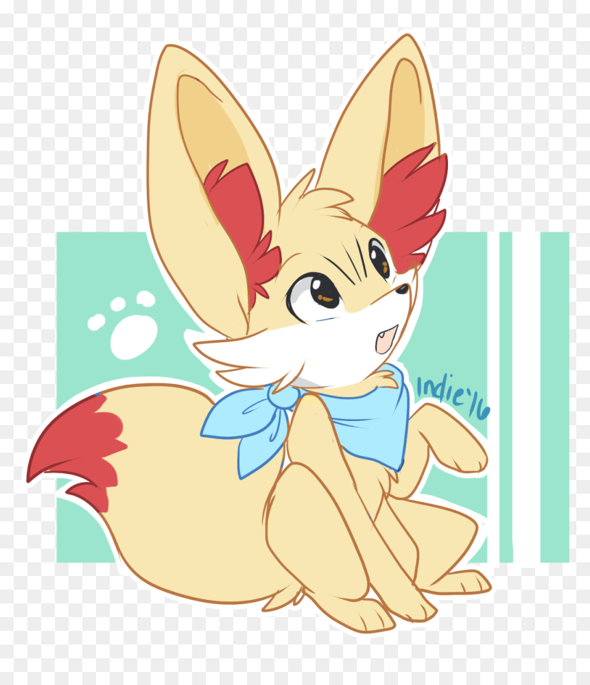 Cartoon Mammal Vertebrate Dog Like Mammal Nose Tail - Cartoon, HD Png Download - fennekin png