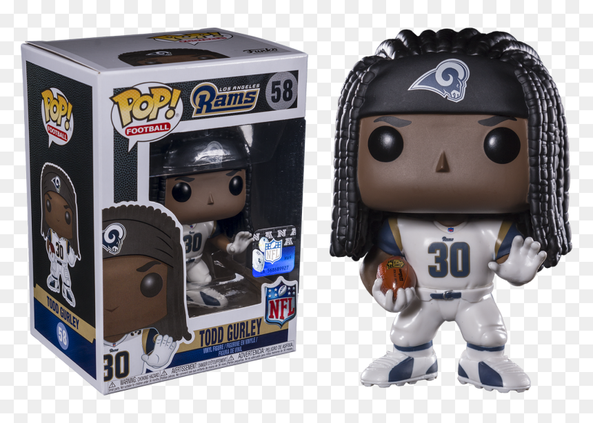 Todd Gurley Los Angeles Rams Pop Vinyl Figure - Todd Gurley Funko Pop, HD Png Download - jason todd png
