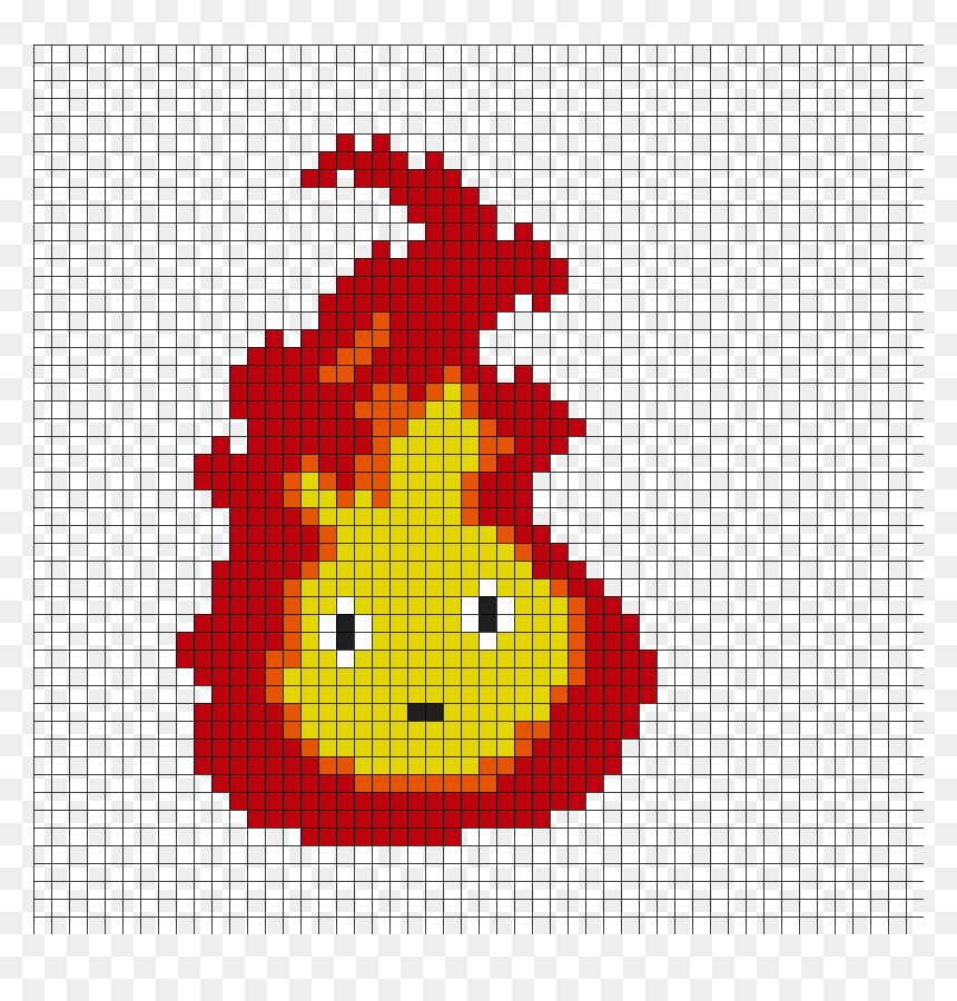 Pixel Dollar Sign, HD Png Download - calcifer png