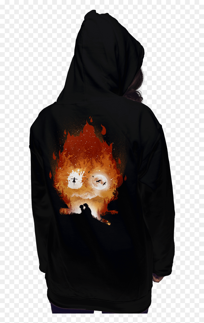 Hoodie, HD Png Download - calcifer png