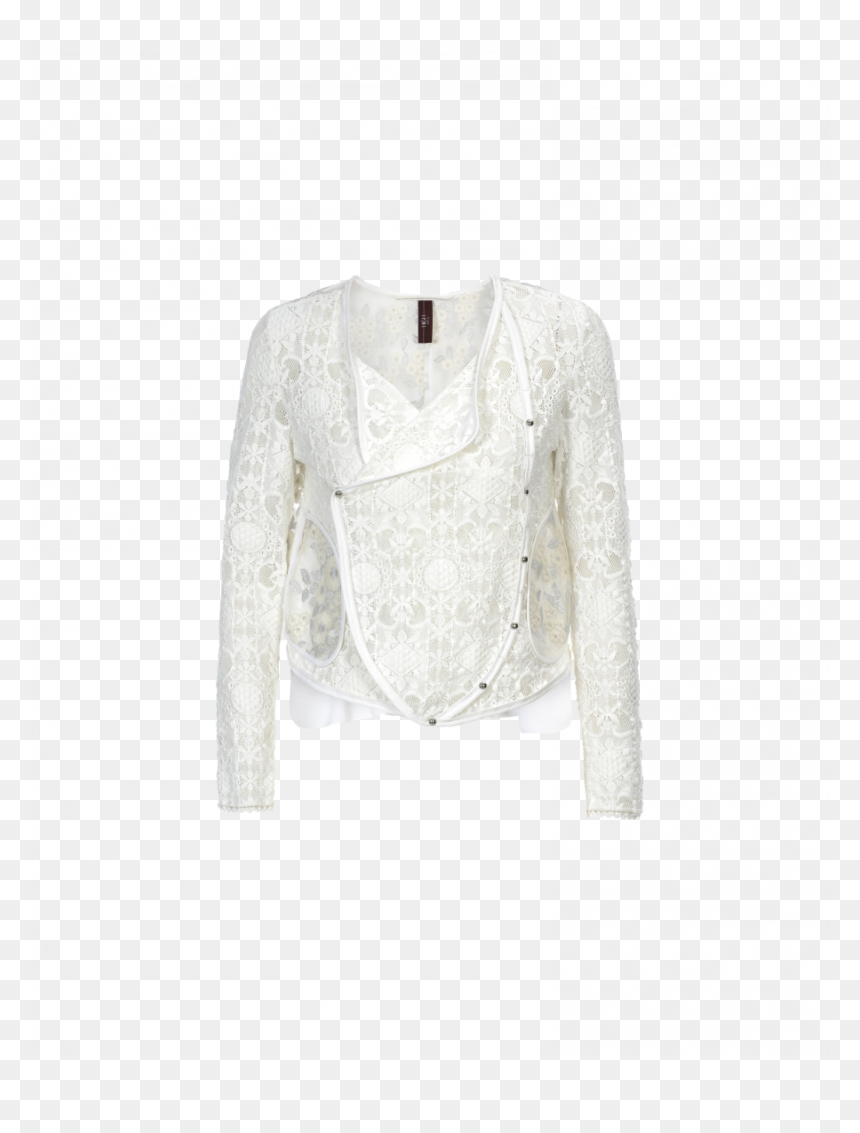 Cardigan, HD Png Download - white lace transparent png